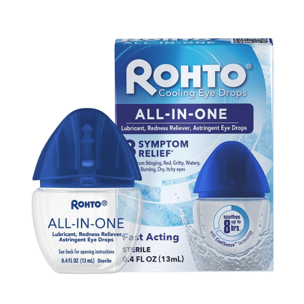 Rohto Kühlende Augentropfen All-In-One | Augentropfen