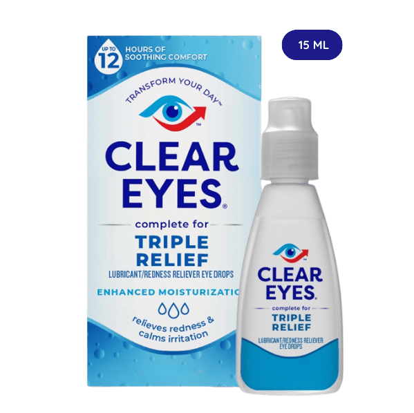 Clear Eyes Triple Action Redness Reliever | Eye drops